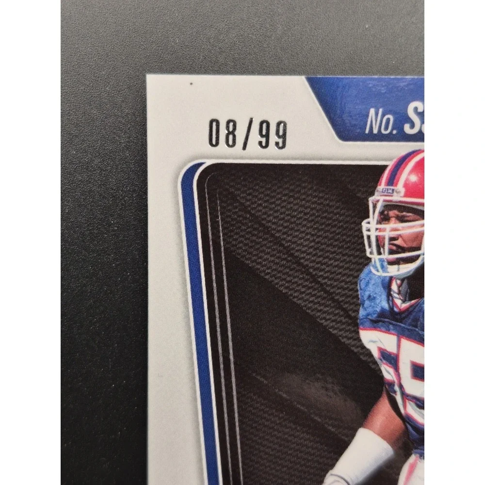 2025 Prizm Black Cornelius Bennett #SS-CBT Sensational Signatures Red /99‎ Bills